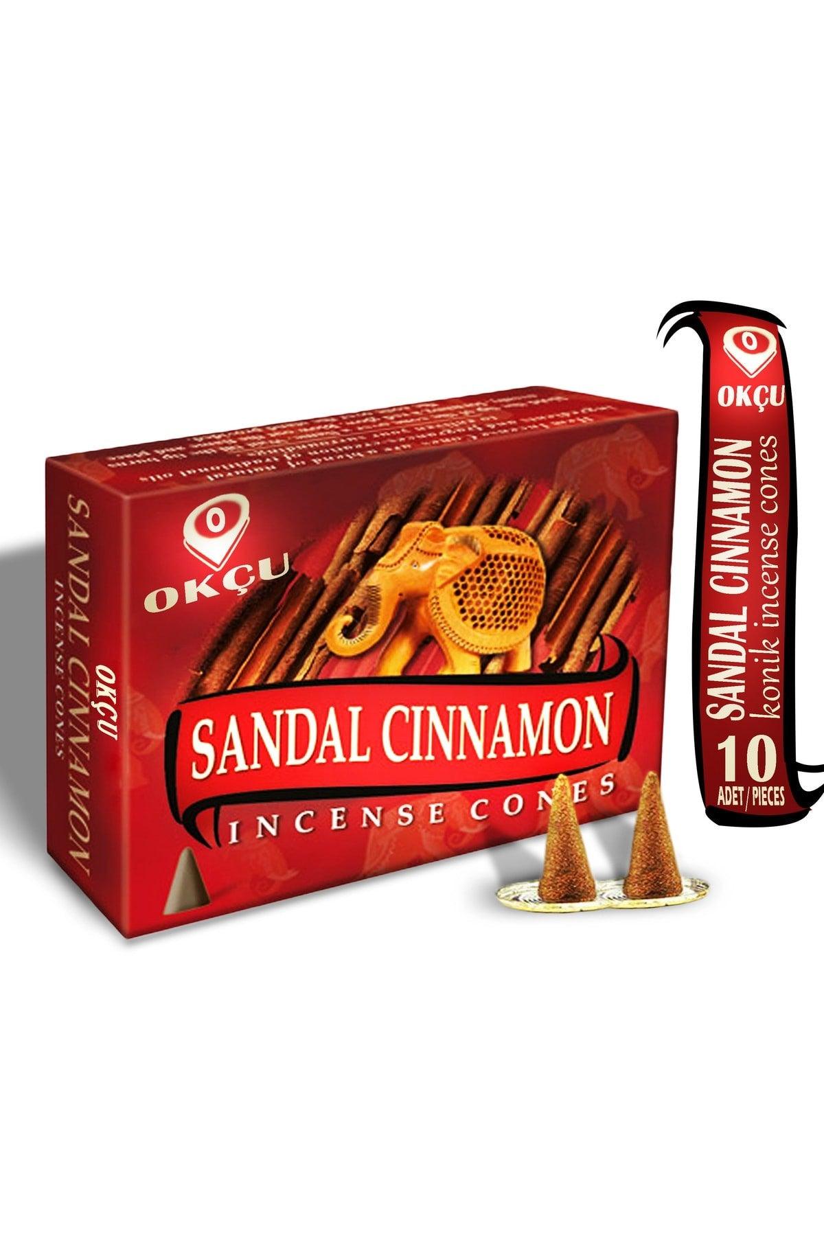 Both Sandalwood Cinnamon / Cinnamon Conical Incense 10 Pcs Not Backflow - Swordslife