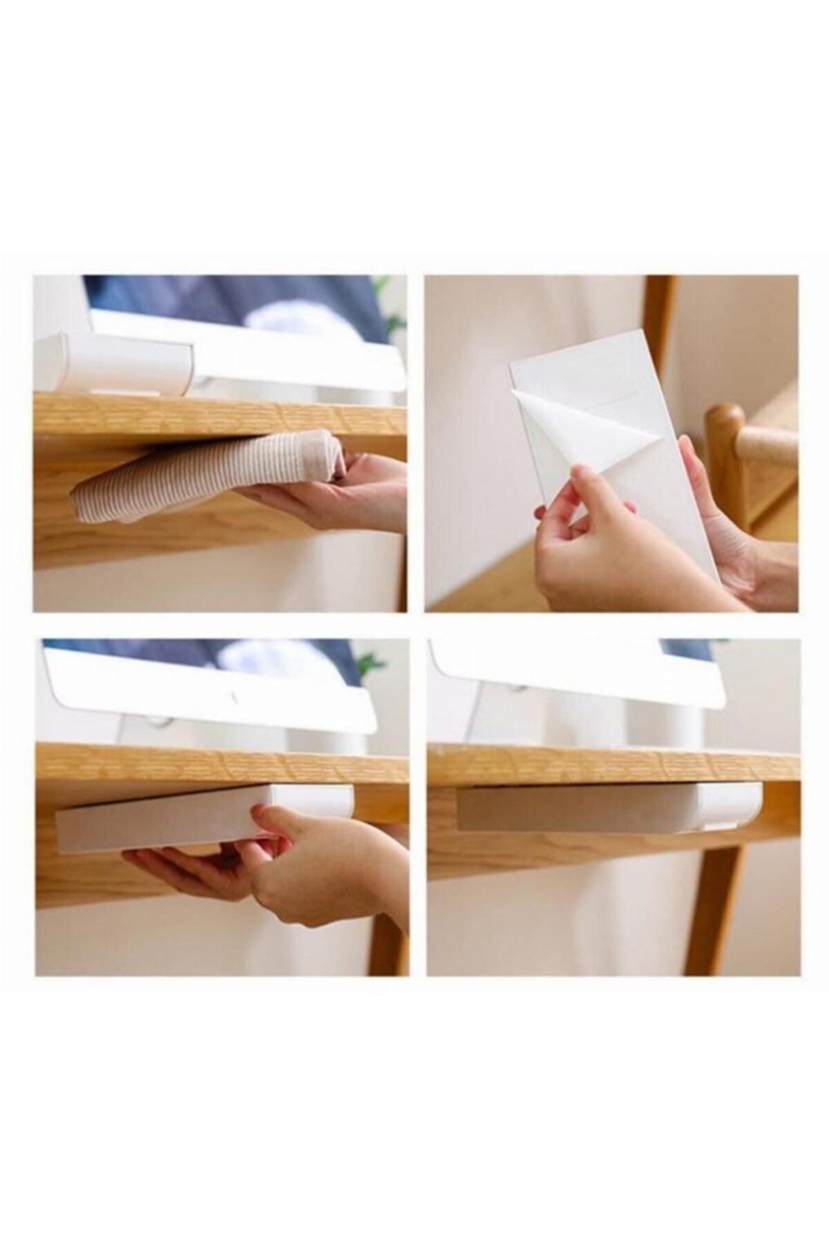 Hidden Drawer Under Table Adhesive Makeup