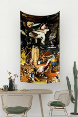 Hieronymus Bosch Hell Wall Covering Carpet 70x140 Cm - Swordslife