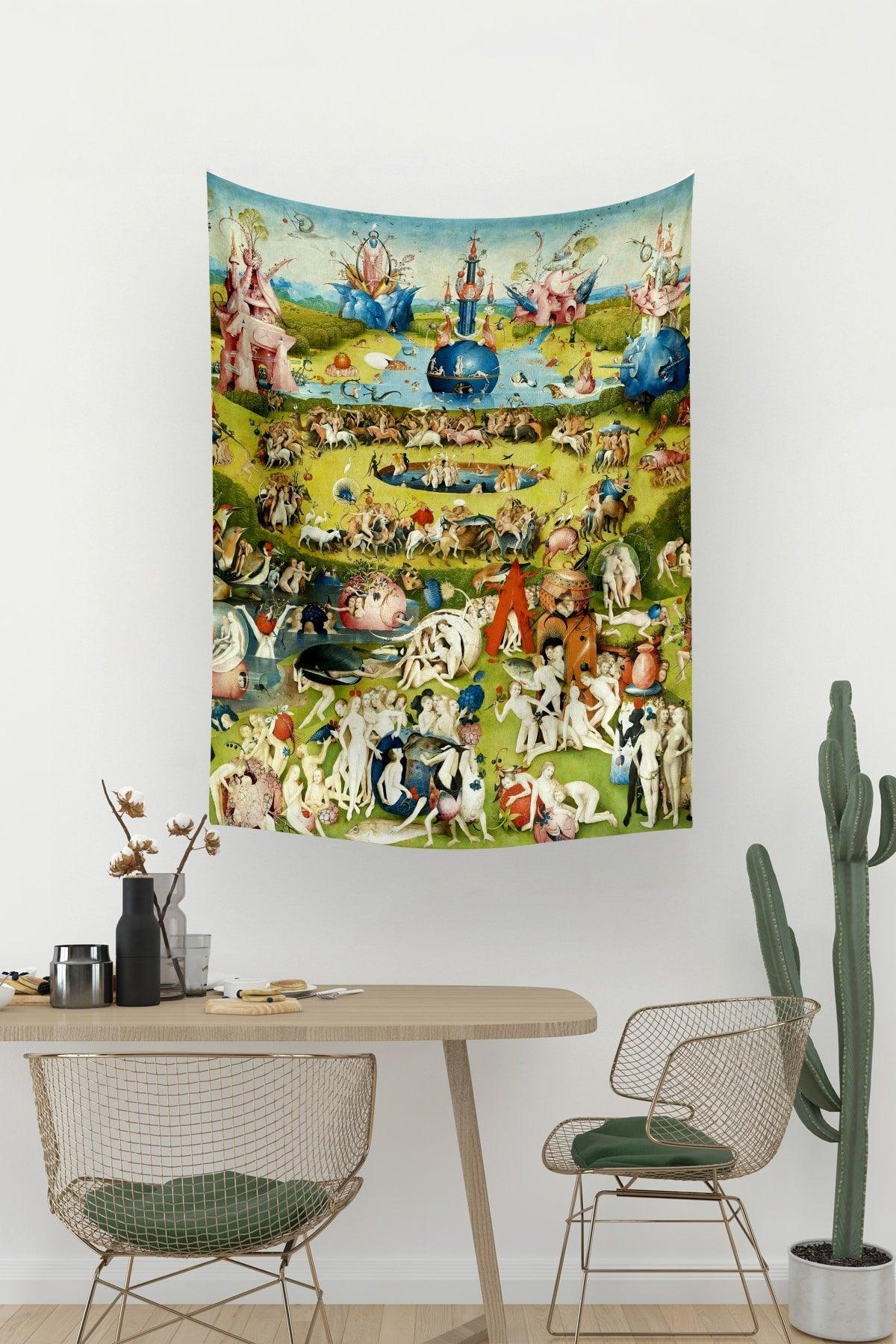 Hieronymus Bosch Garden of Earthly Delights Wall Covering Rug 70x90 cm - Swordslife