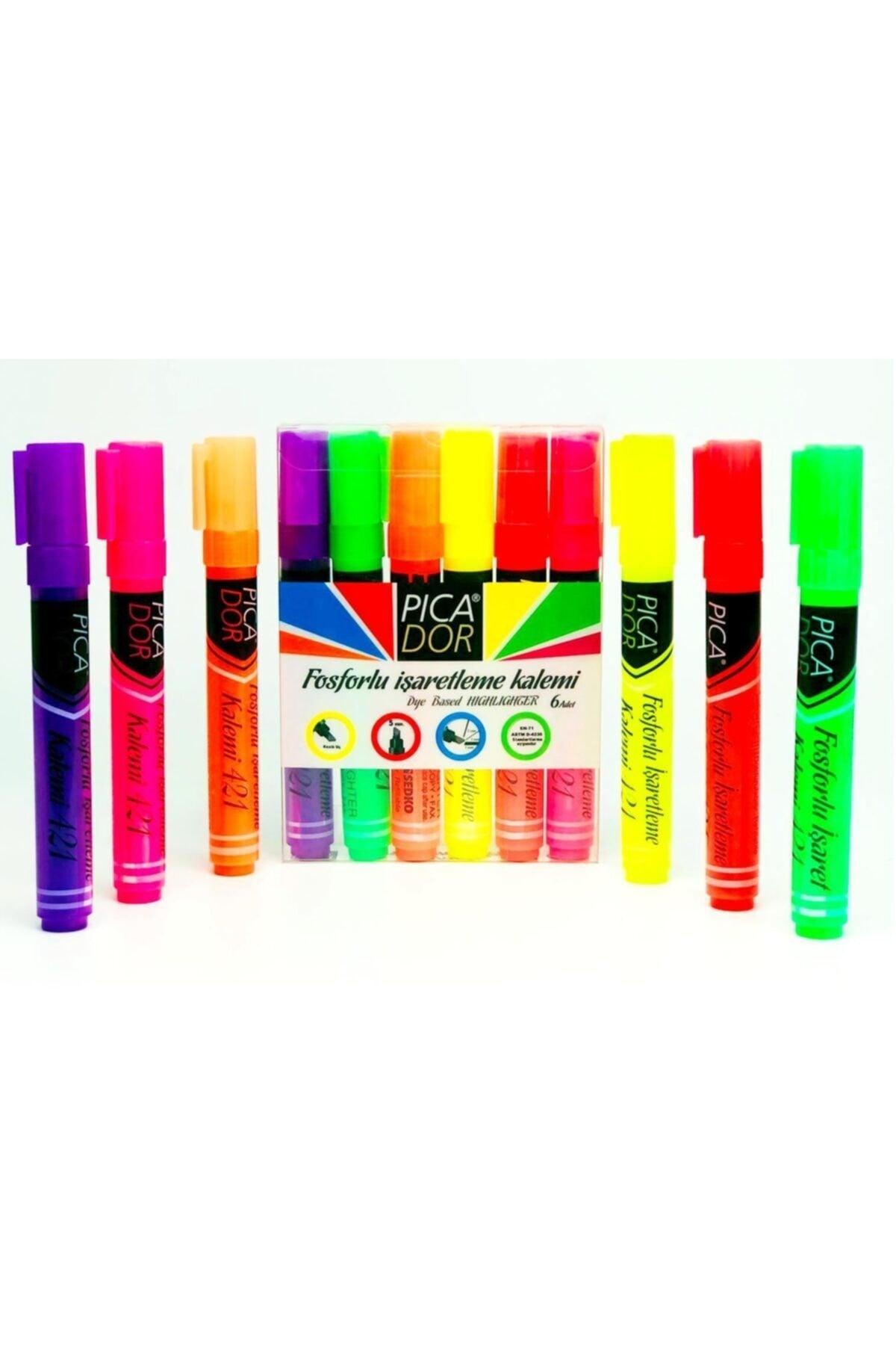 Highlighter Marker Pen 6 Colors