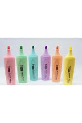 Highlighter Pastel 6 Pcs Highlighter Fk