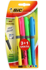 Highlighter 4 Color Pen Type Grip Marking