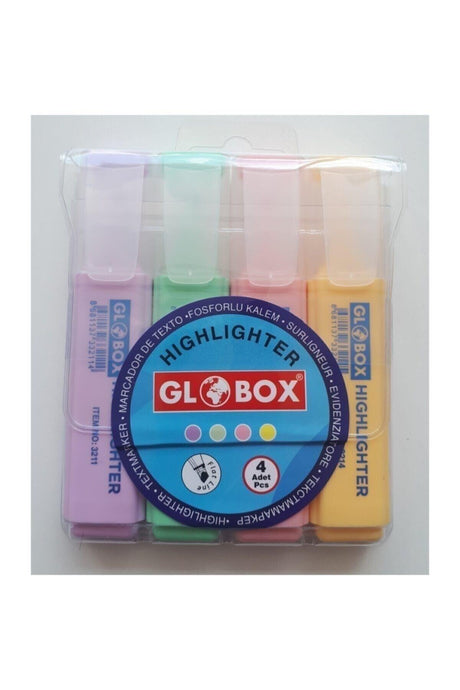 Highlighter Pen 4 Pastel Color