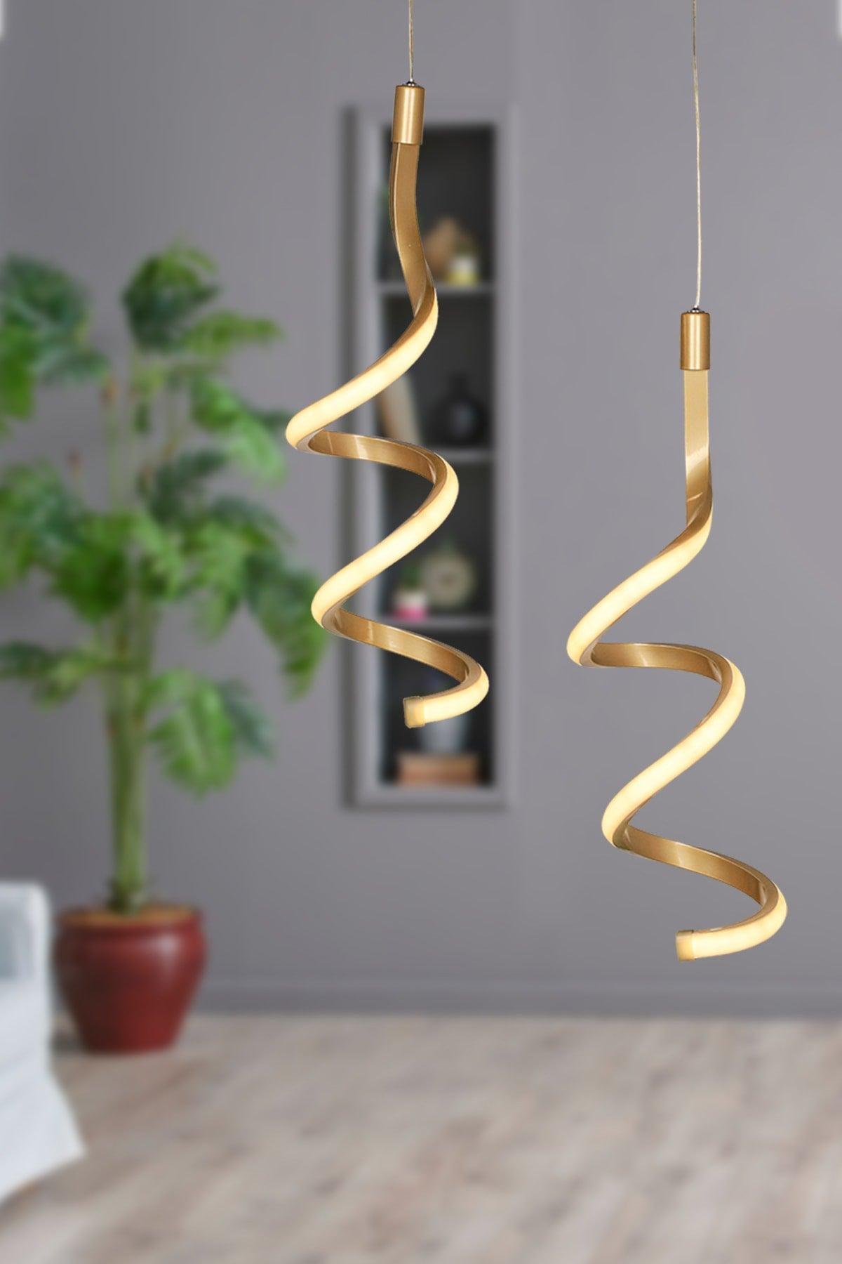 Hilton 2.li Three Color Led Tumbled Chandelier - Swordslife