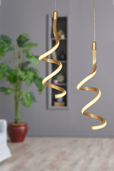 Hilton 2.li Three Color Led Tumbled Chandelier - Swordslife