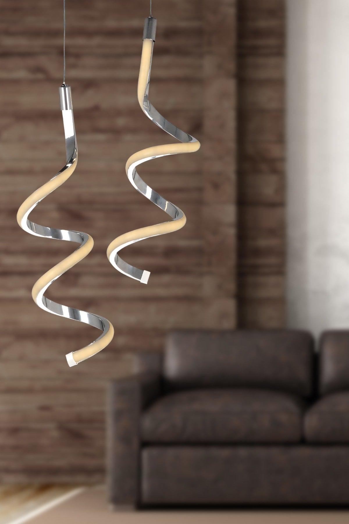 Hilton 3 Color Led 2nd Chandelier Chrome - Swordslife
