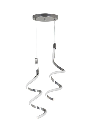 Hilton 3 Color Led 2nd Chandelier Chrome - Swordslife