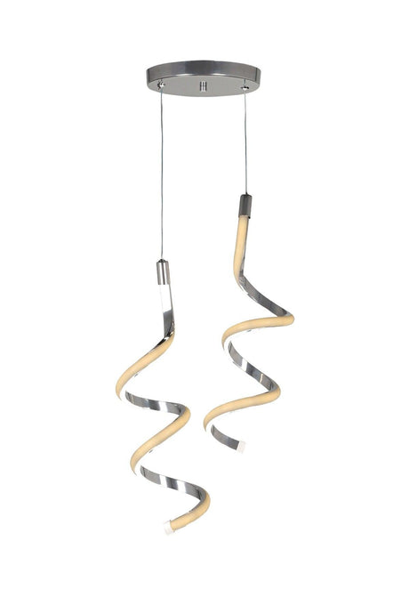 Hilton 3 Color Led 2nd Chandelier Chrome - Swordslife