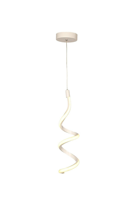 Hilton Single Three Color Led White Chandelier - Swordslife