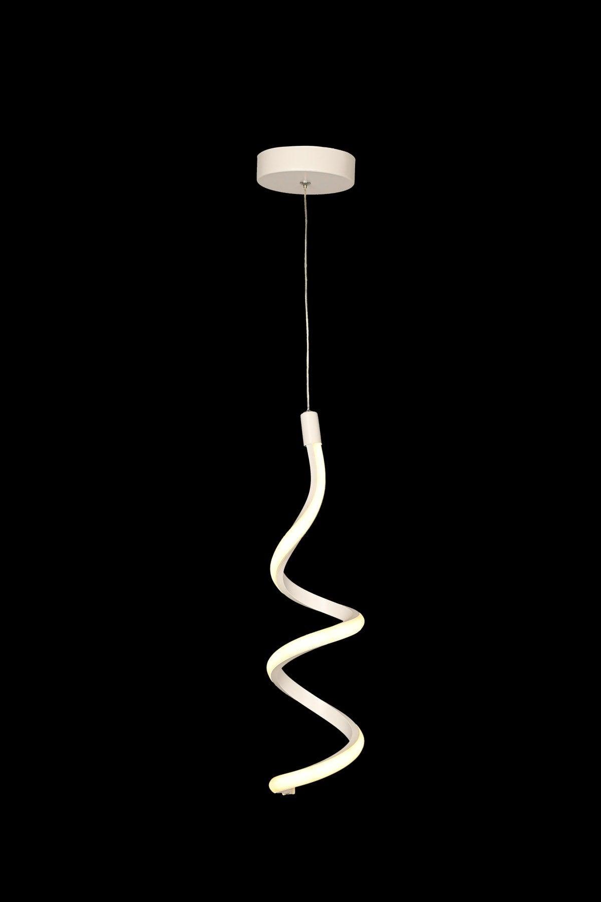Hilton Single Three Color Led White Chandelier - Swordslife