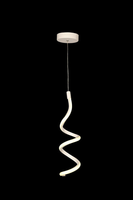 Hilton Single Three Color Led White Chandelier - Swordslife