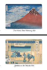 Hokusai 4-Piece Notebook Set 2 - Mount Fuji