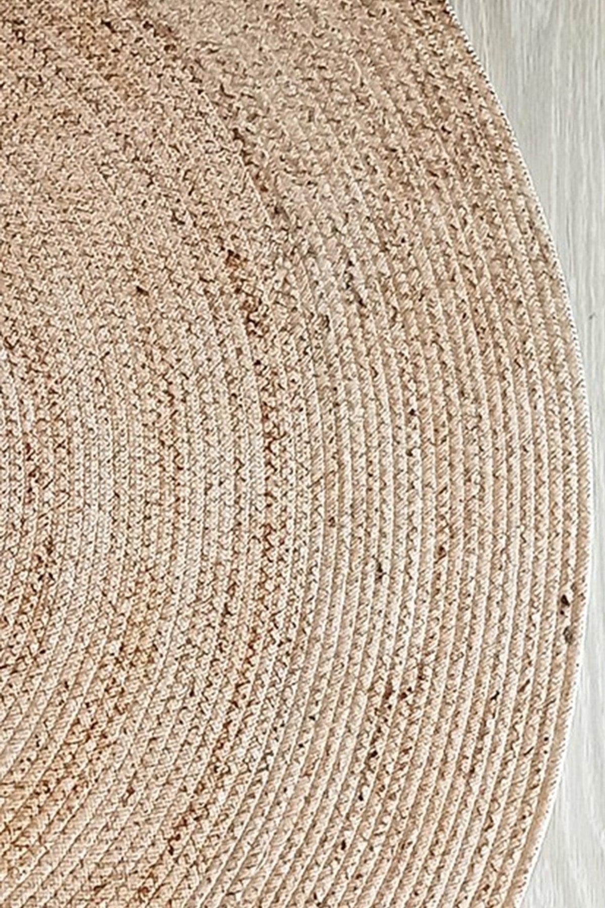 Else Flowers Pattern Rope Straw Jute Knit