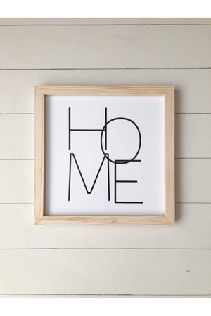 Home Sign Wooden Frame - Swordslife