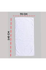 Hotel Group 100% Cotton Bath & Head Towel Set of 8 4 Pieces 70x140 Cm 4 Pieces 50x90 Cm - White - Swordslife