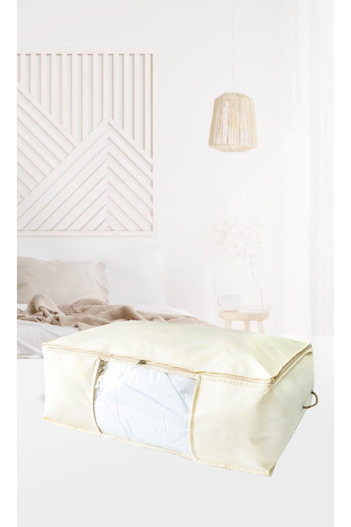 https://www.swordslife.com// Cream & Window & Base Organizer Storage Bag Set of 3 & 70x50x25 Cm - Swordslife