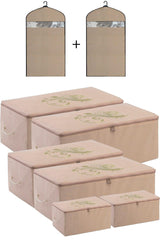Storage Bag Organizer Storage Bag 2 Mega , 2 Large , 2 Small Sizes And Clothes Case Set of 8 - Swordslife