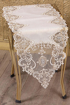 Hürrem Cream Linen With Gold Lace 5 Pieces