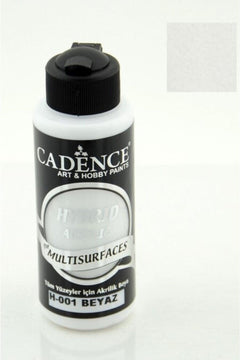 Water-based acrylic paint for crafts, 120ml, white