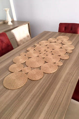 Olva Straw Jute Living Room Kitchen Table Cloth /