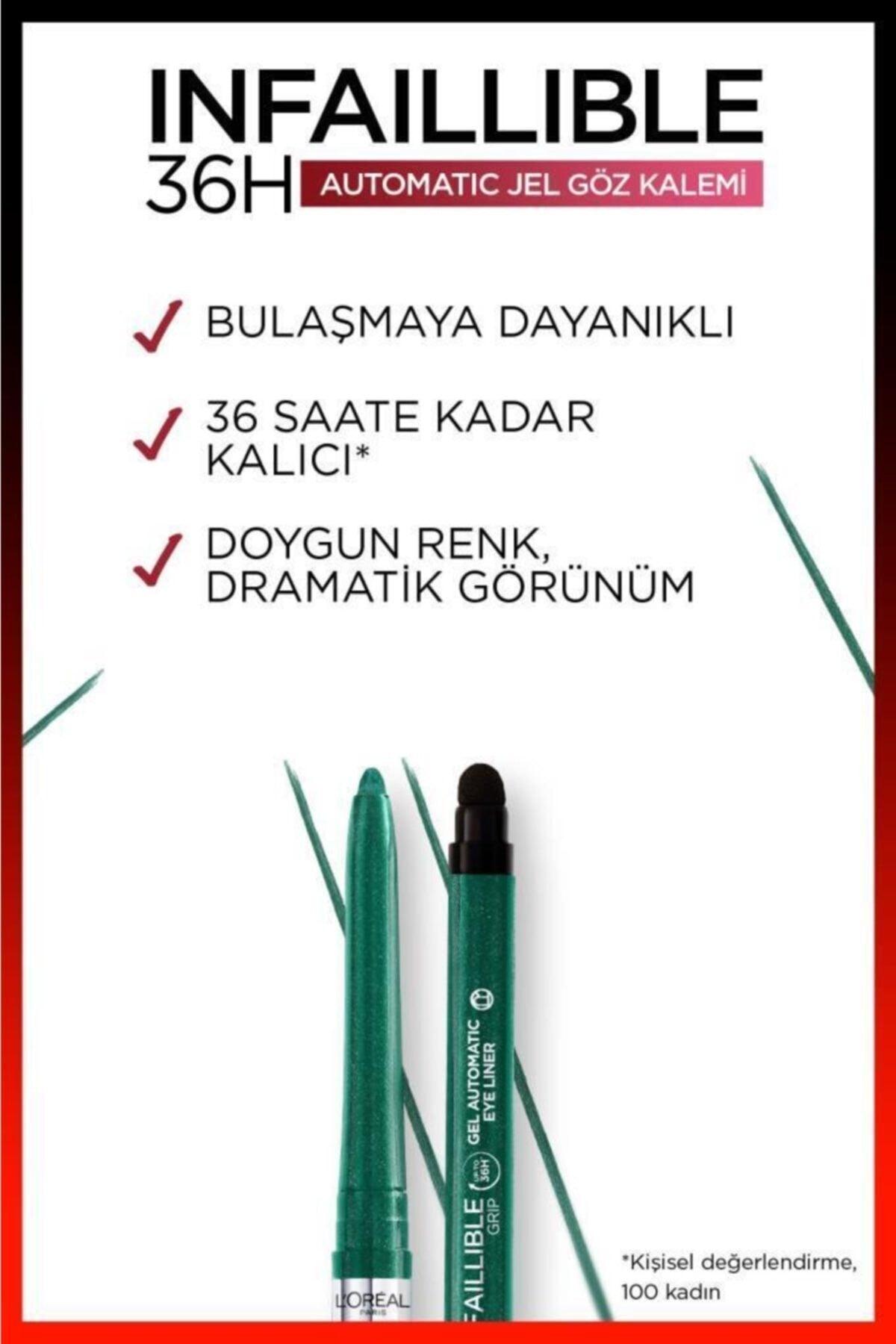 Infailable Automatic Gel Eye Liner - Emerald