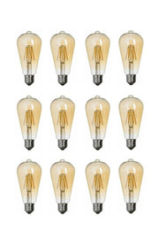 Infoled 6w Filament Rustic Led Bulb Yellow