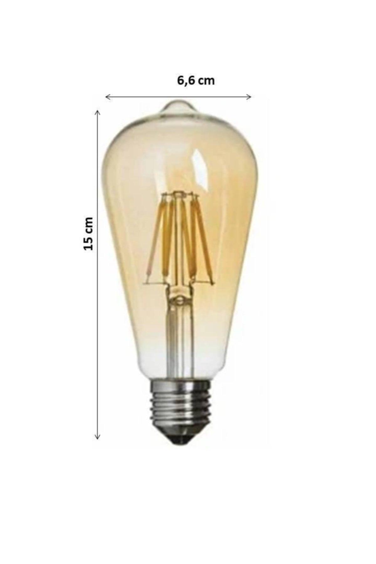 Infoled 6w Filament Rustic Led Bulb Yellow