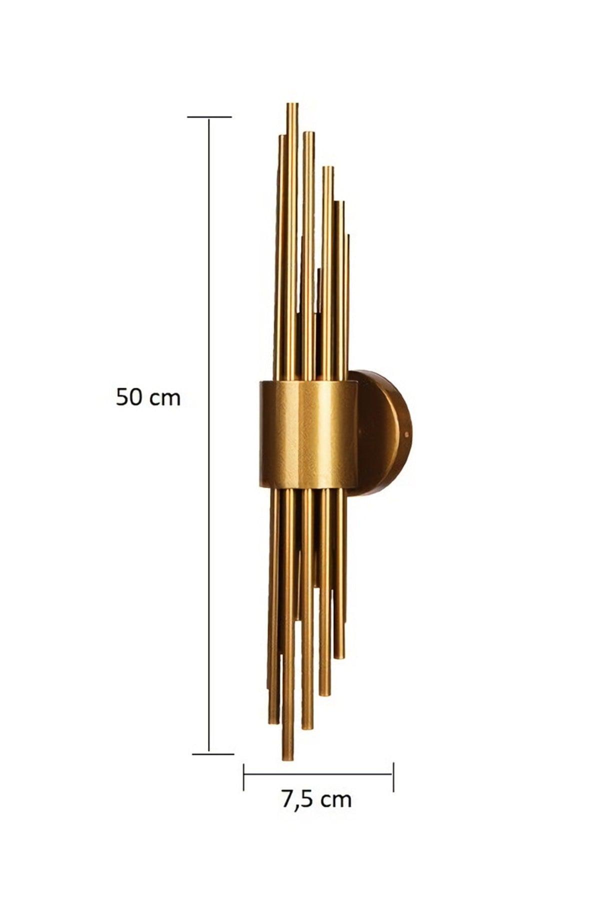 Iraz Decorative Metal Wall Sconce Tumbled Modern Interior - Swordslife