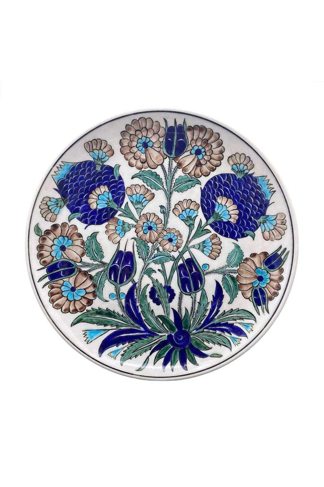 Iznik Damascus Wall Decoration Plate 30 cm - Swordslife