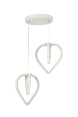 Sevinç 3 Color Led 2nd Chandelier White - Swordslife