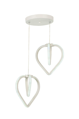 Sevinç 3 Color Led 2nd Chandelier White - Swordslife
