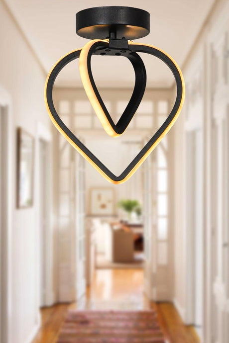 Sevinç 3 Color Led Ceiling Mount Single Chandelier