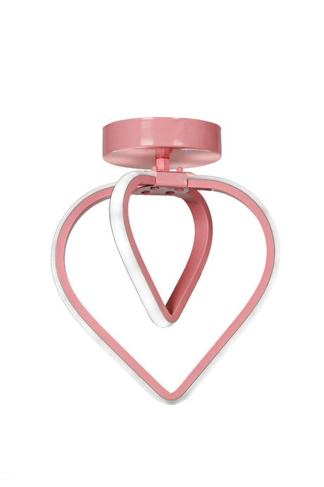 Sevinç 3 Color Led Ceiling Mount Single Chandelier Pink - Swordslife