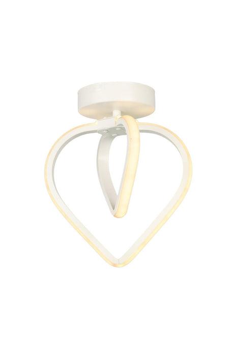 Sevinç 3 Color Led Ceiling Mount Single Chandelier White - Swordslife