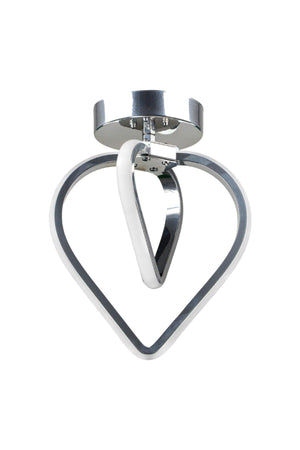 Sevinç 3 Color Led Ceiling Mount Single Chandelier Chrome - Swordslife