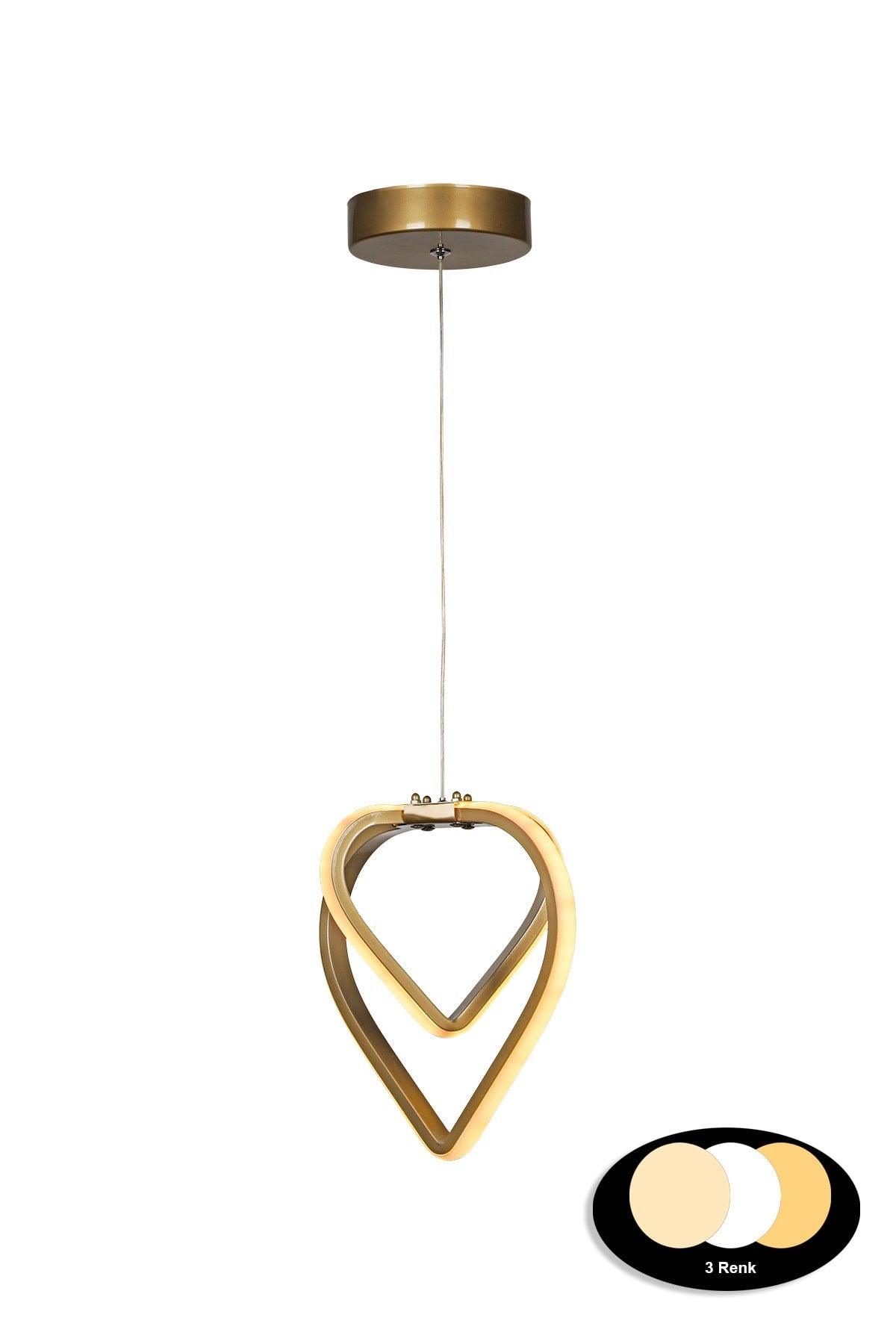 Sevinç 3 Color Led Single Chandelier Tumbled - Swordslife