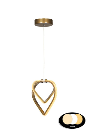 Sevinç 3 Color Led Single Chandelier Tumbled - Swordslife