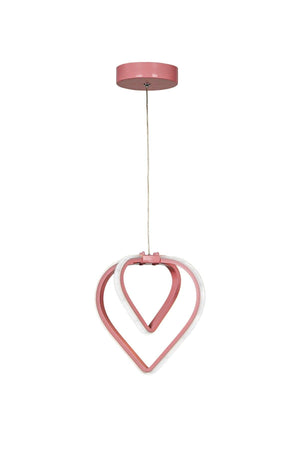 Sevinç 3 Color Led Single Chandelier Pink - Swordslife