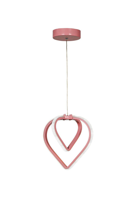Sevinç 3 Color Led Single Chandelier Pink - Swordslife