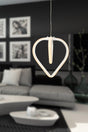 Sevinç 3 Color Led Single Chandelier White - Swordslife