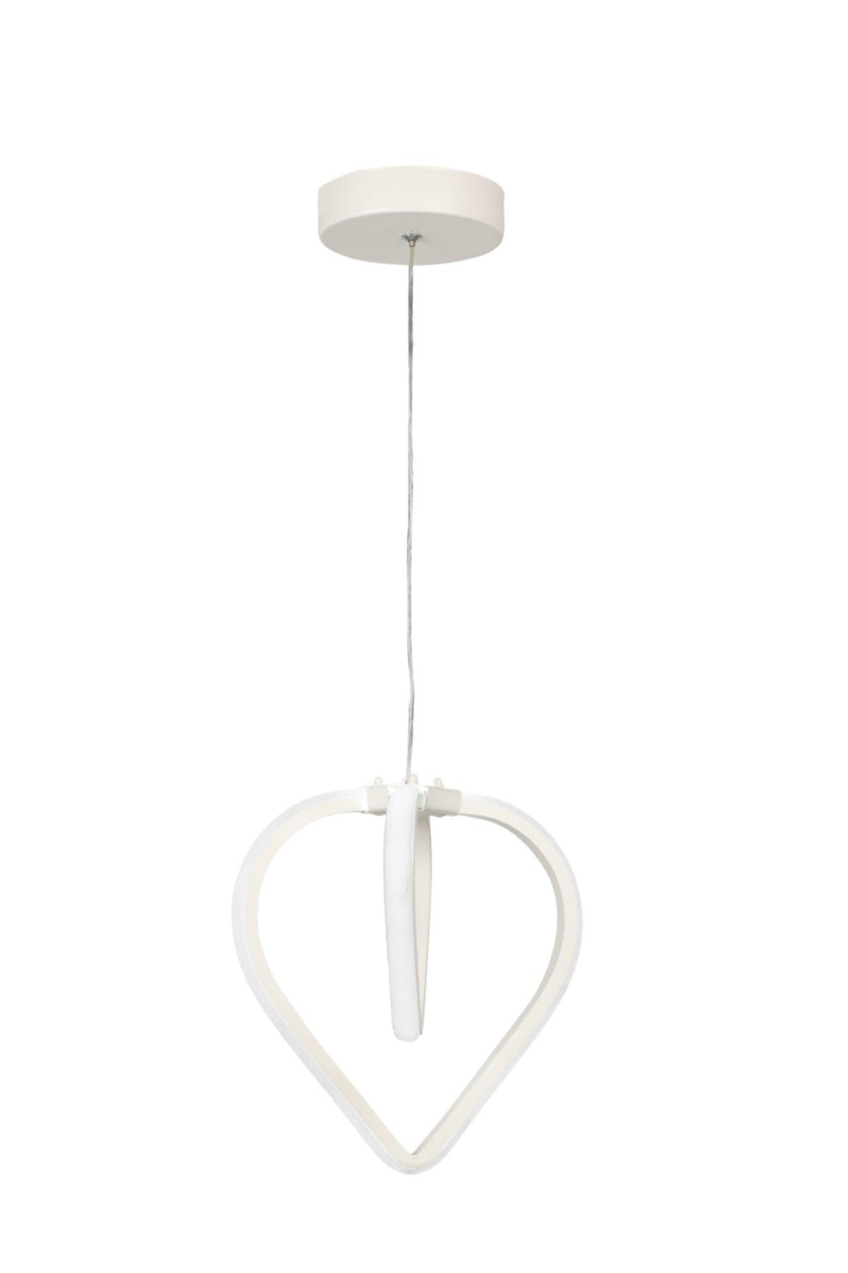 Sevinç 3 Color Led Single Chandelier White - Swordslife