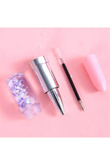 Juicy Glitter Purple Lipstick Design Ballpoint Pen