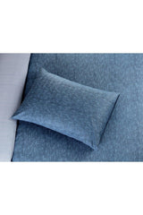 Jument Double Duvet Cover Set - Navy Blue - Swordslife