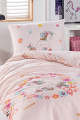 Junior Duvet Cover Set Single Unicorns Pink - Swordslife