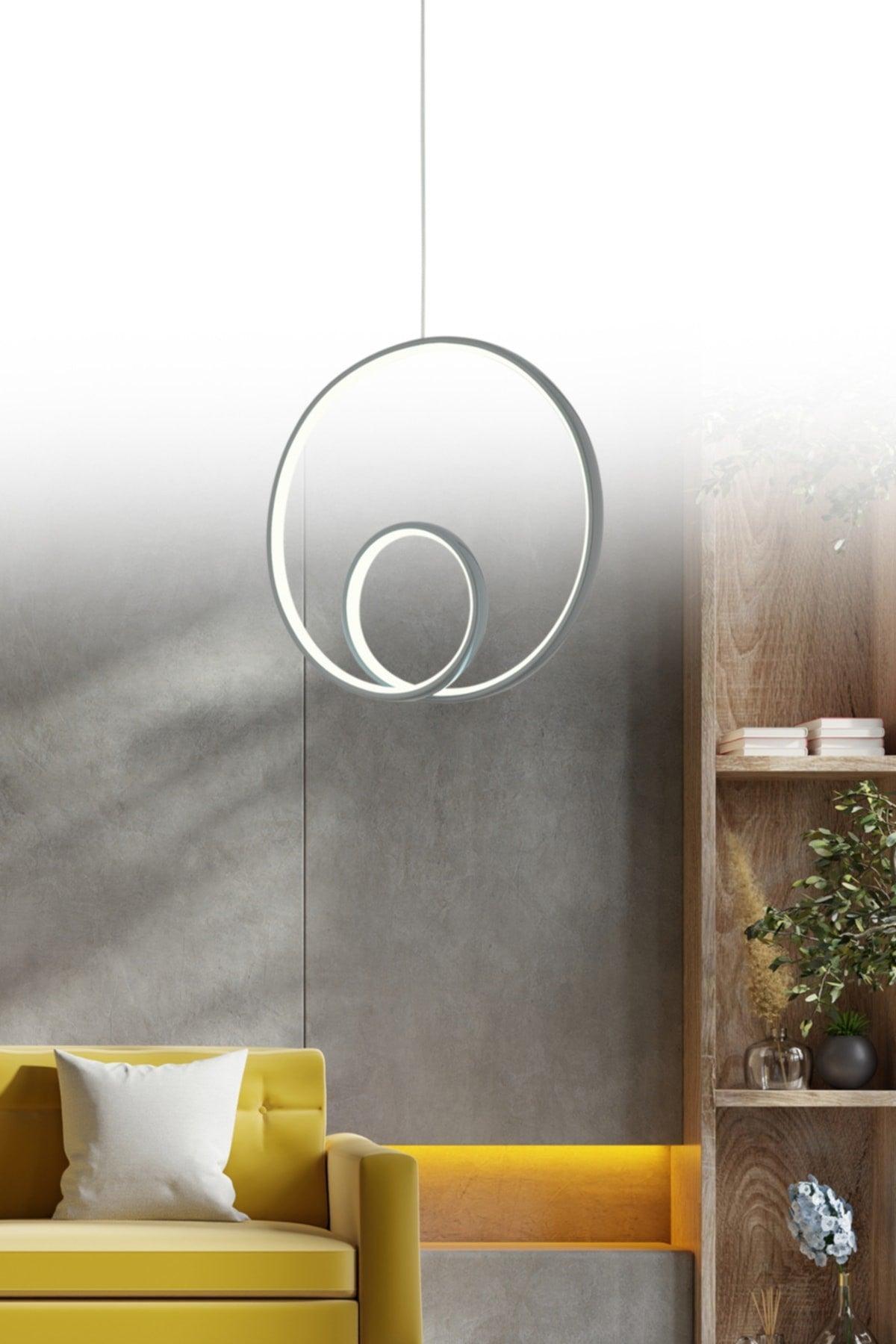 Juno Smoked Modern Pendant Lamp Led Chandelier - Swordslife