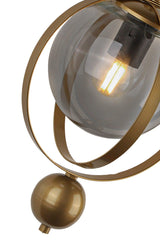 Jupiter Sconce 2 Pieces Tumbled Smoked Glass - Swordslife