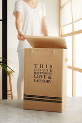 Laundry Box with Jute Lid // 36x36x56 - Swordslife