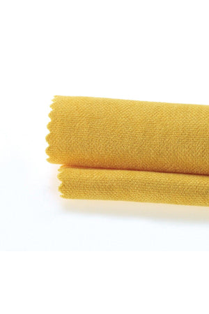 Velvet Textured Persian Tulip Yellow Table Cloth - Swordslife