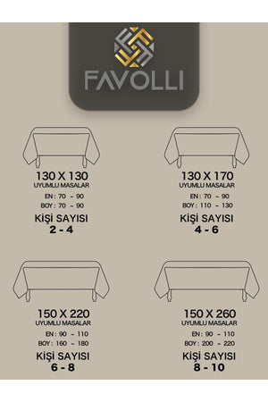 Velvet Textured Beige Color Table Cloth - Swordslife